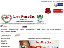 Tablet Screenshot of love-remedies-shop.de
